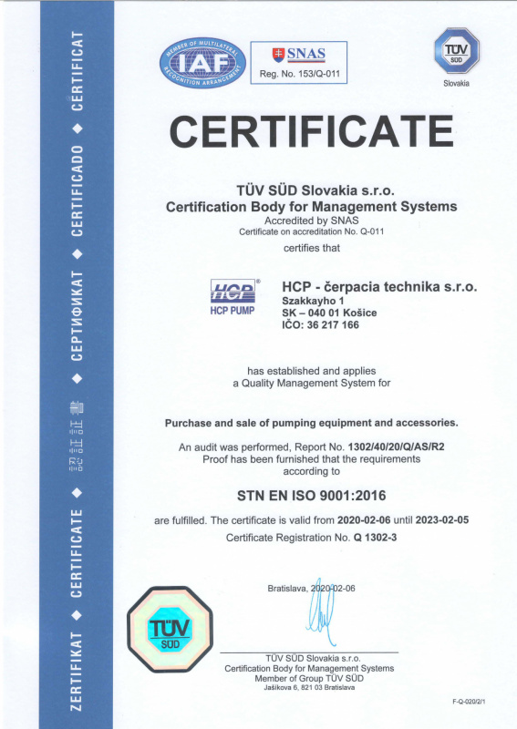  O firme / ISO certifikáty - foto