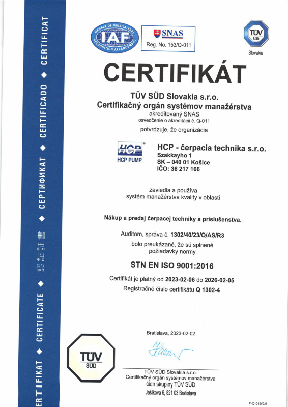  O firme / ISO certifikáty - foto